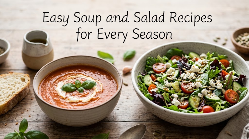Easy Soup and Salad Recipes for Every Season | T6Food